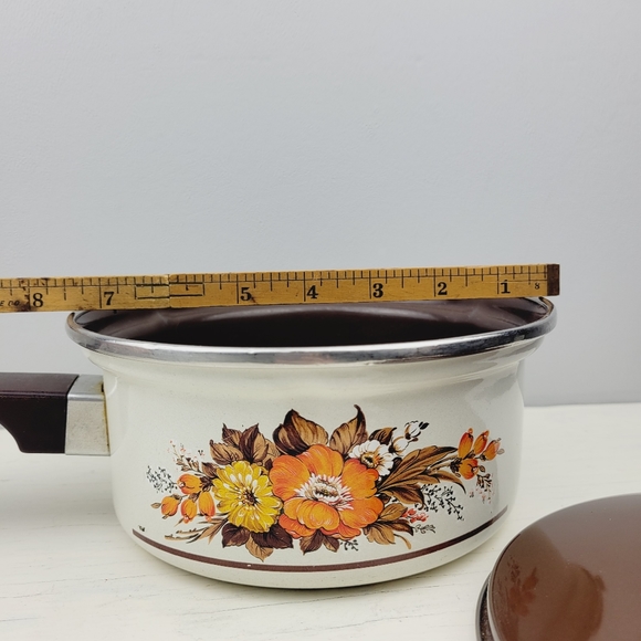 Gorica Enamel Saucepan Pots Vintage Baking Pans - Picture 12 of 16